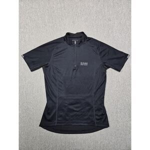 Gore Bike Wear Cycling Jersey Women's XS Black Short Sleeve Performance Zip